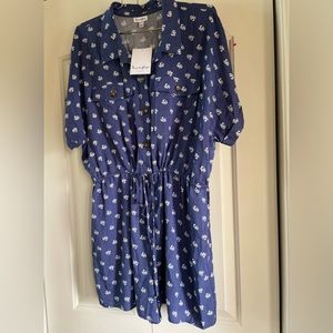 Love Fire Floral Romper